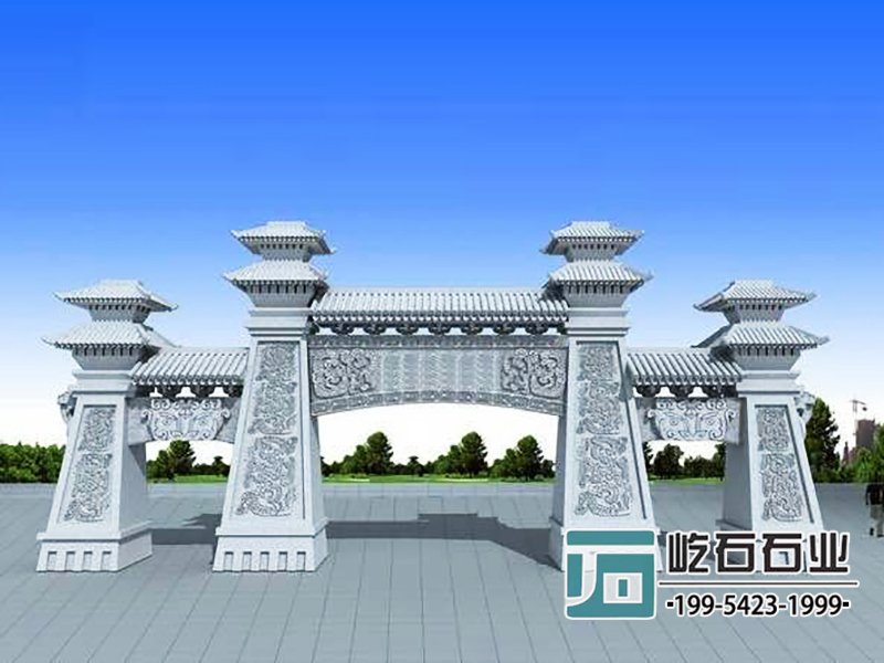 漢闕牌坊效果圖